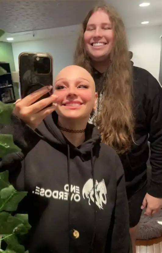 bald girlfriend