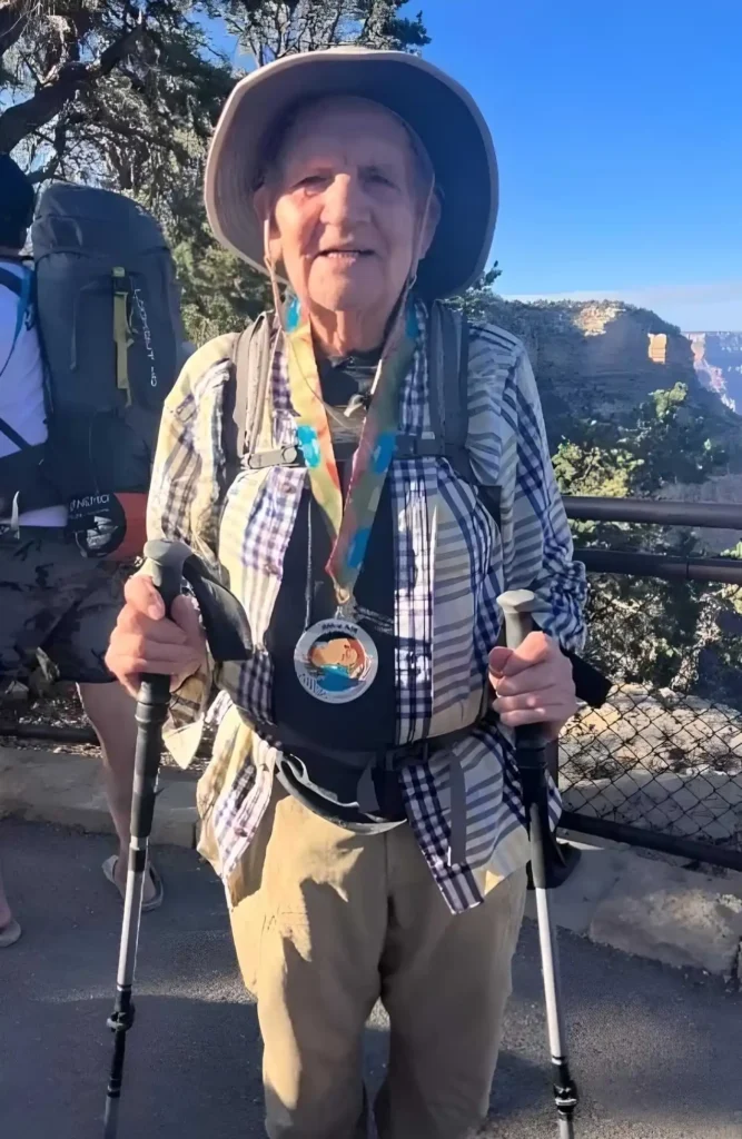 oldest person to hike rim to rim Grand Canyon