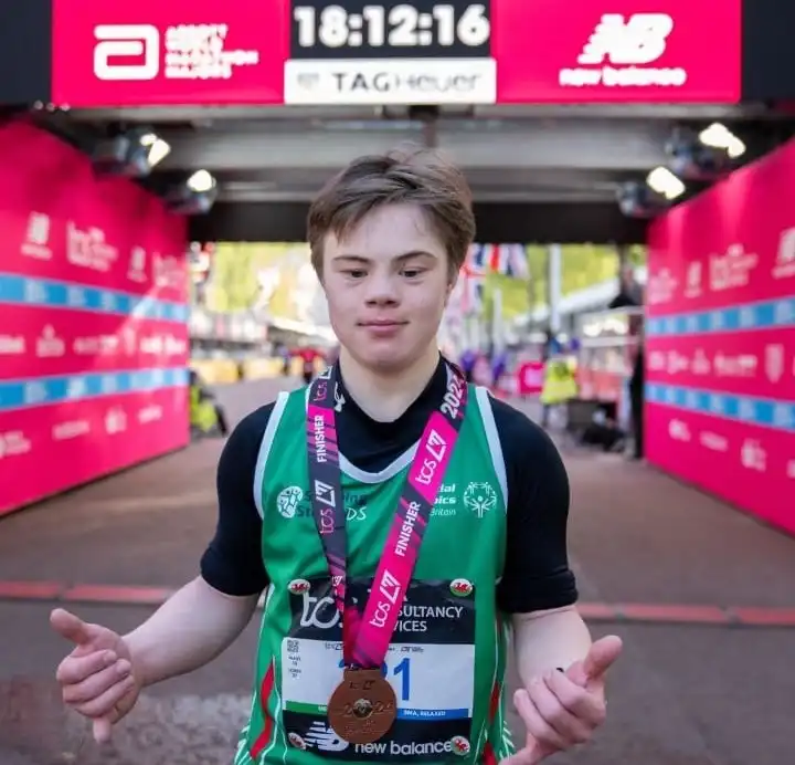 Down's Syndrome Marathon Runner